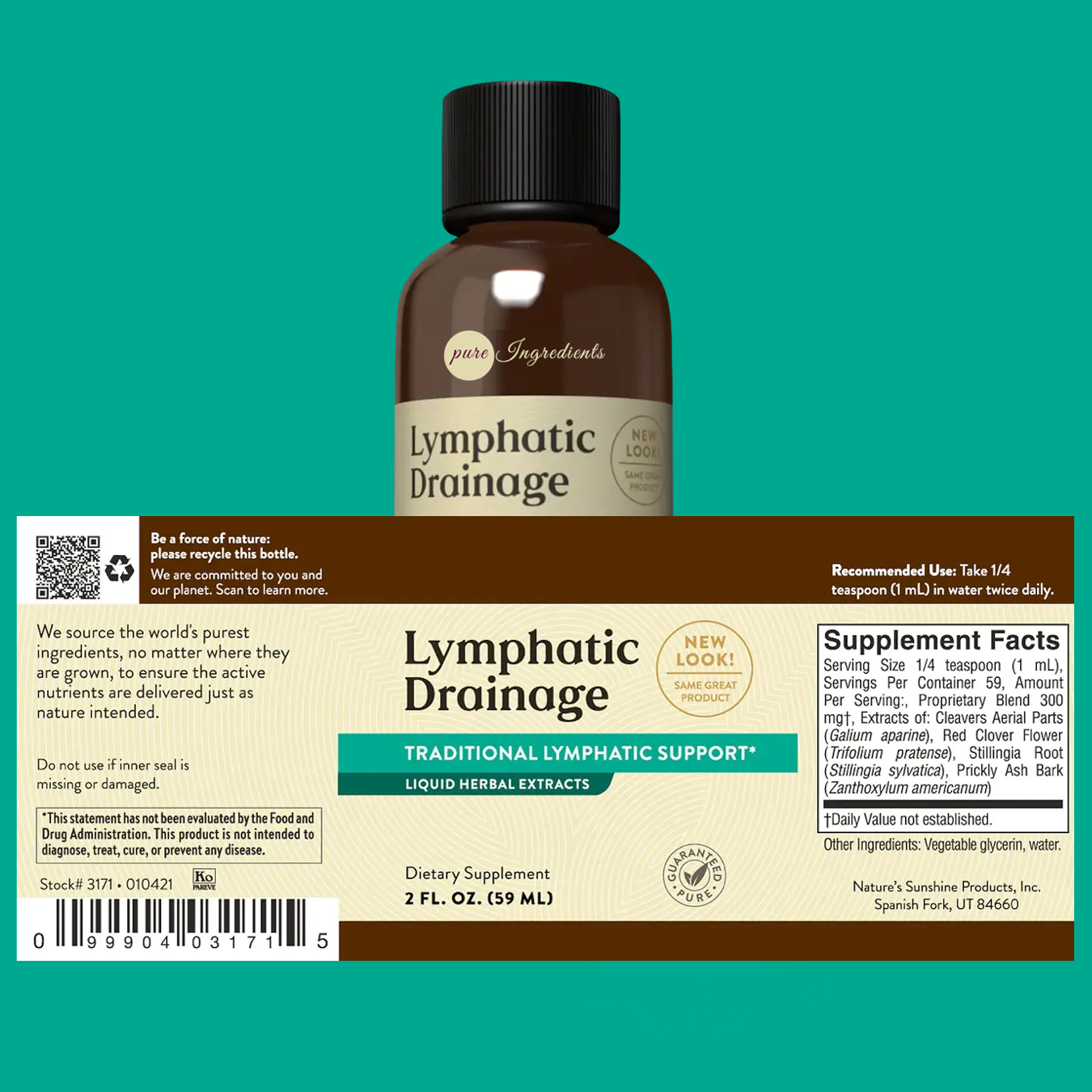 Lymphatic Drainage with Liquid Herbal Extracts